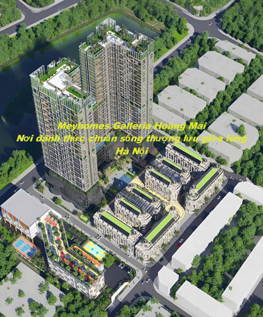 Phối cảnh rivea hanoi meyland