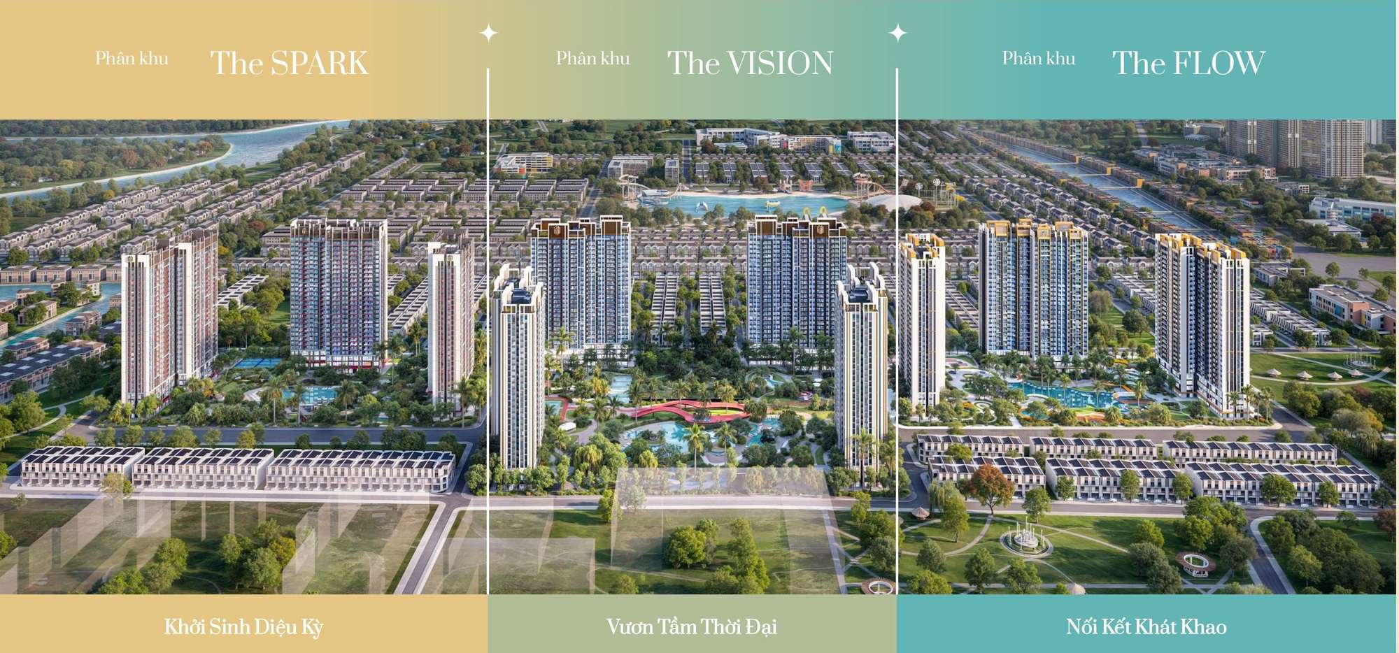 Ba phân khu Masteri Era Landmark