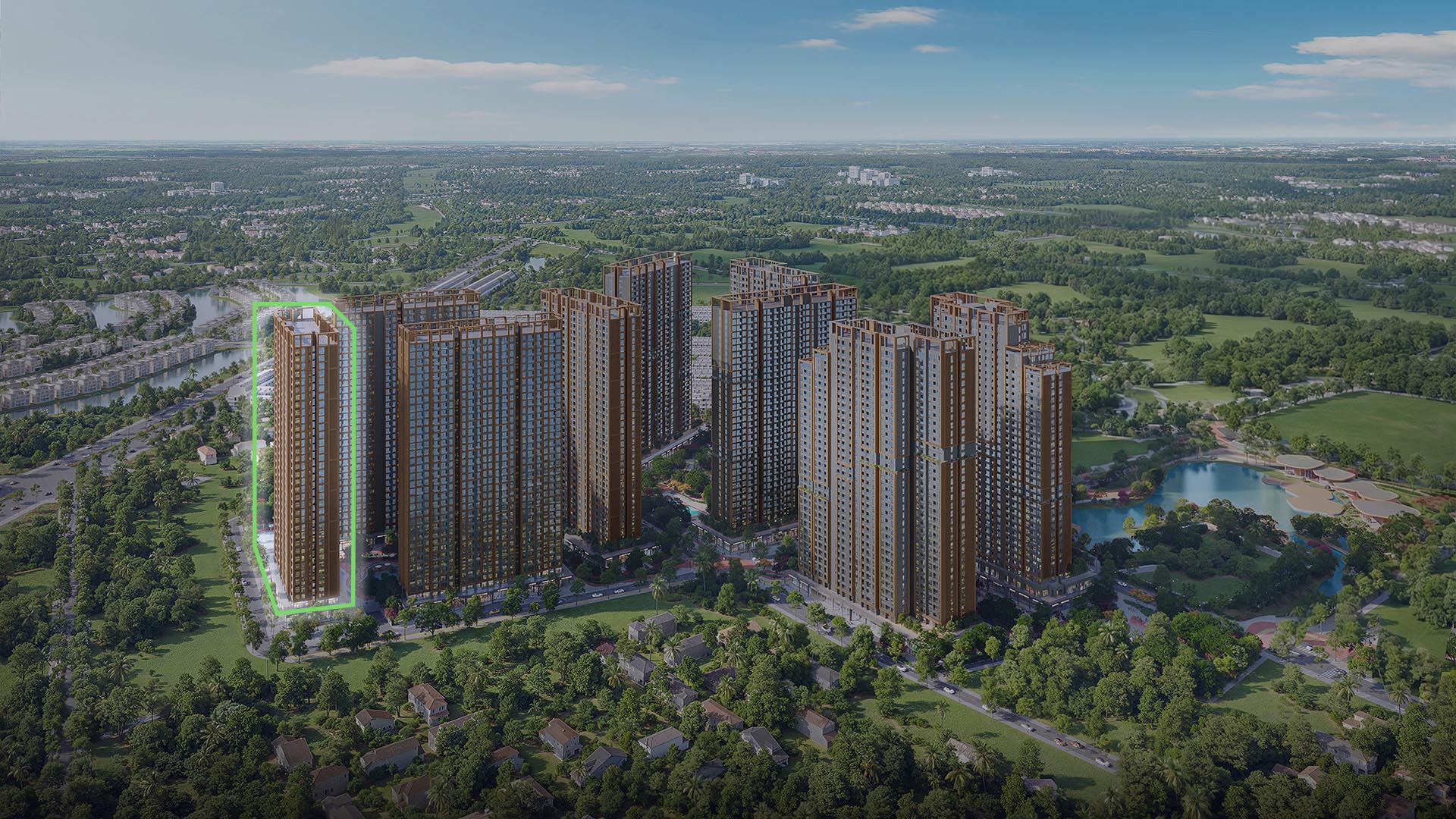 Tòa P1 Phân khu The Parkland